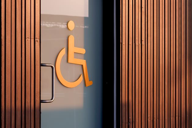 how do automatic doors help people with disabilities like the image of a door?